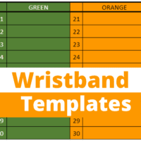 Wristband Templates