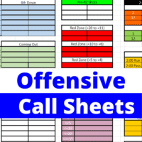 Offensive Call Sheet Template