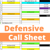 Defensive Call Sheet Template